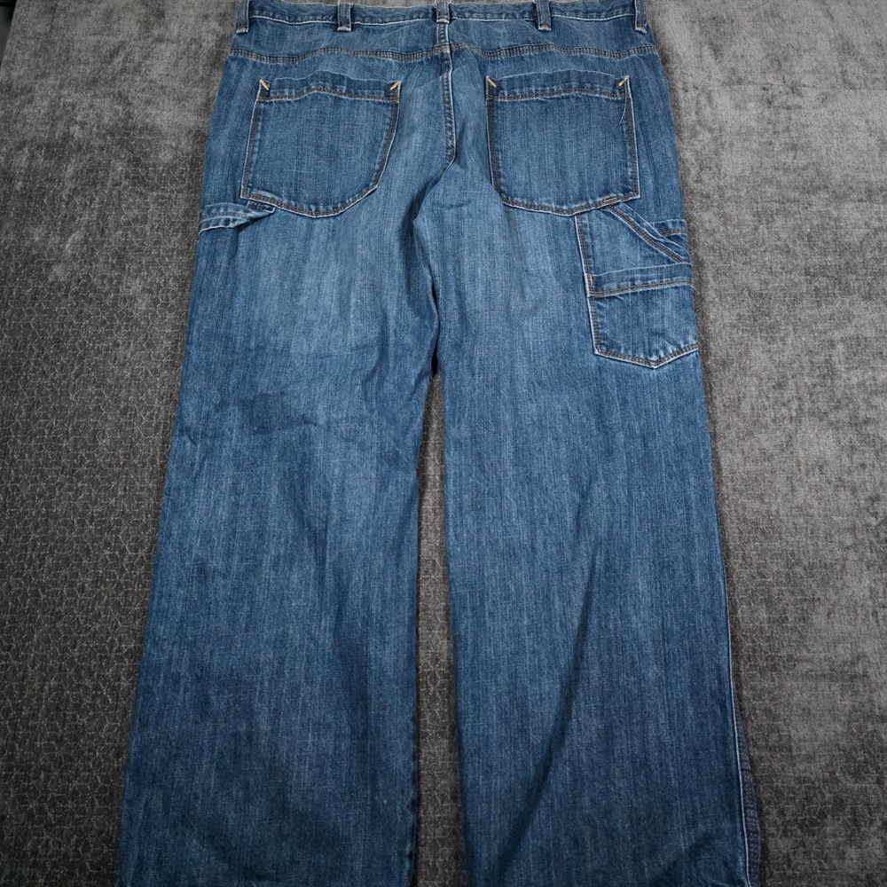 Vtg Y2K Old Navy Mens Loose Painter Carpenter Jeans Blue Denim 42x32 Baggy Skate